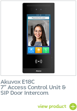 Akuvox E18C IP Access Control Unit & SIP Intercom