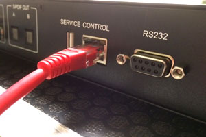 RS-232 control protocol serial port
