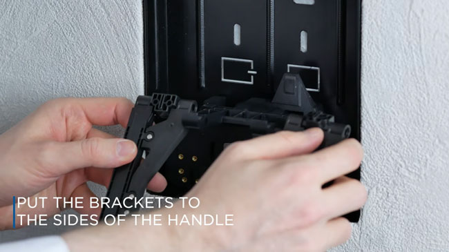 2N IP Style - put the brackets to sides of handle