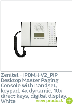 Zenitel IPDMH-V2 PIP - available from CIE Group