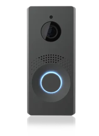 2N IP One smart doorbell finished in black