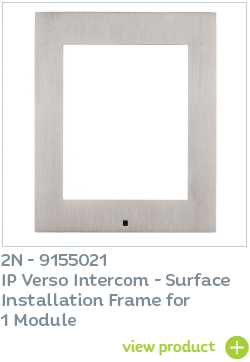2N Silver Frame for Access Control Unit