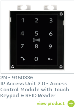 2N 9160336 Access Unit with Touch Keypad and RFID