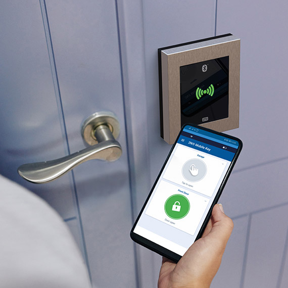 NFC contactless access control from smart phone