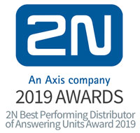 2N Best Performing Distributor of Answering Units Award 2019