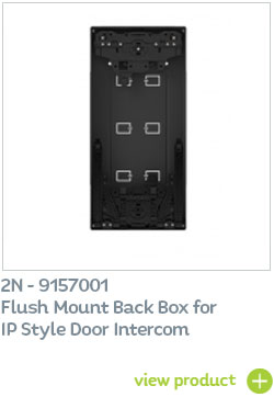 2N 9157001 IP Style Flush Mount back box