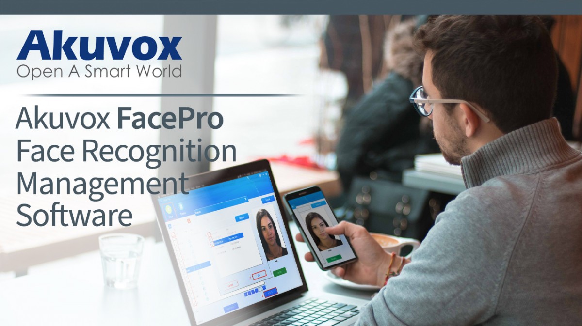 Akuvox FacePro software for face recognition data management