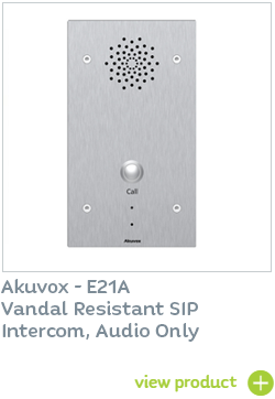 Akuvox E21A Vandal Resistant IP Door Intercom