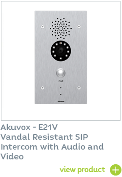 Akuvox E21V vandal resistant SIP intercom