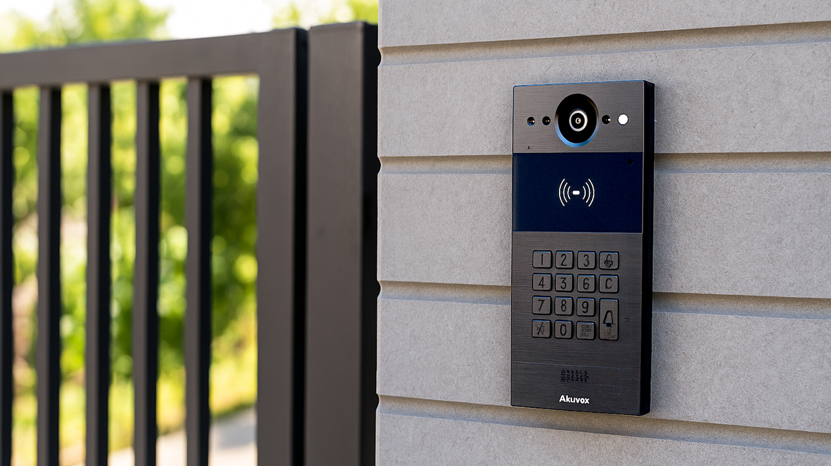 Akuvox R20K-L-DRK 4G LTE Intercom for gate access