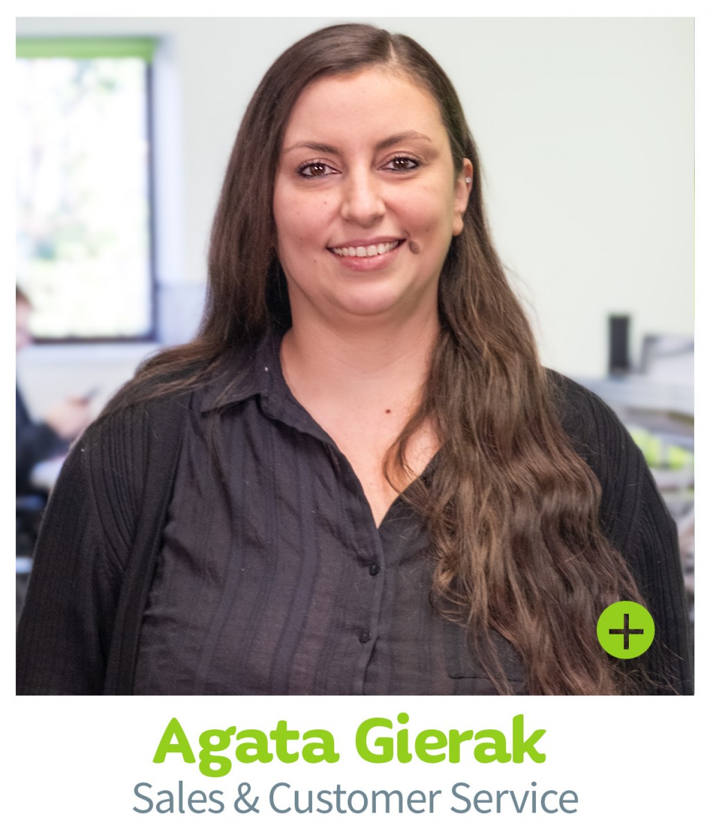 Agata Gierak Sales and Customer Services at CIE Group