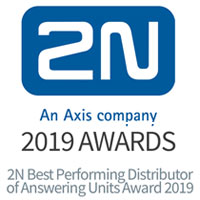 2N Award 2019 CIE wins best performing distributor of answer units 