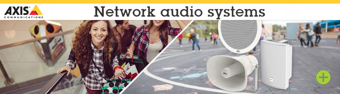 Axis Network Audio products - available now from CIE