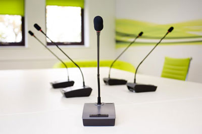 Microphones for use with a professional audio system available at CIE Group