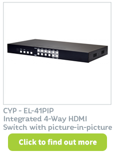 4-way HDMI Switch available at CIE Group