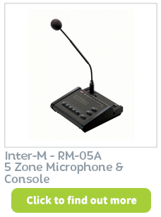 5 Zone Microphone & Console available at CIE Group