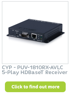 Buy CYP HDBaseT Receiver from CIE Group