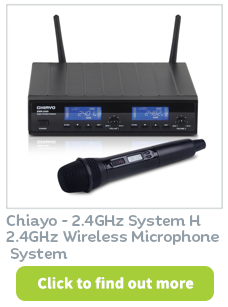 Wireless Microphone system Available to purchase at CIE Group