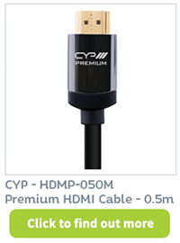 Premium HDMI cable available from CIE Group