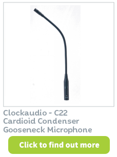 Purchase Clockaudio Gooseneck microphone from CIE Group