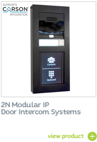 2N Verso Modular IP Intercoms support Carson Virtual Concierge