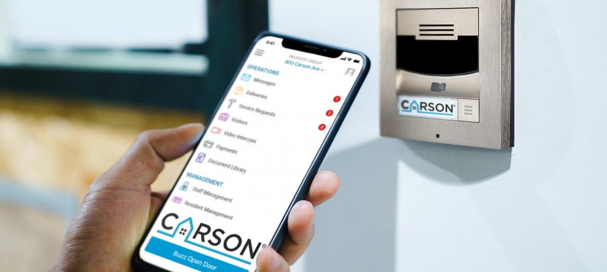 Carson Living remote concierge for apartment living