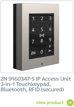 2N 9160347-S Access Unit with keypad, Bluetooth and secured RFID