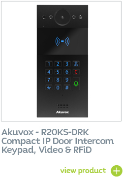 Akuvox R20KS DRK Compact IP Door Intercom