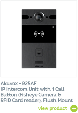 Akuvox R25AF Flush Mount intercom