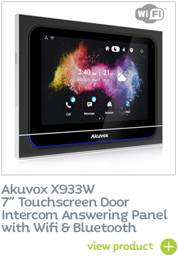 Akuvox X933W Door Answering Panel with Wifi and Bluetooth