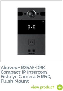 Akuvox R25AF DRK Flush Mount intercom