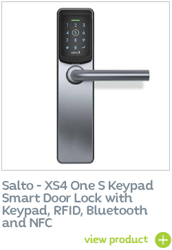 Salto XS4 One S Smart Door Lock with Keypad Euro RFID, Bluetooth and NFC