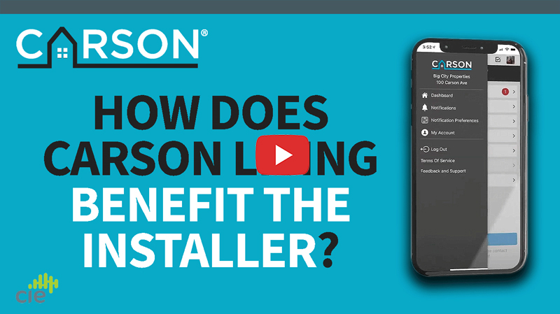 How does Carson benefit the installer?
