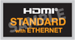 HDMI Standard with Ethernet Logo