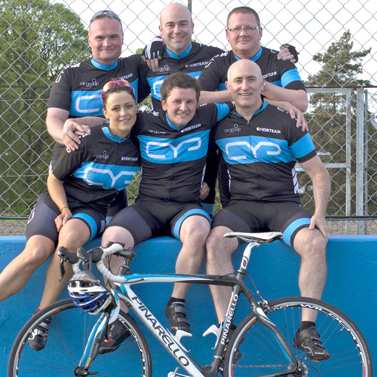 CIE HDBaseTEAM charity cycle challenge