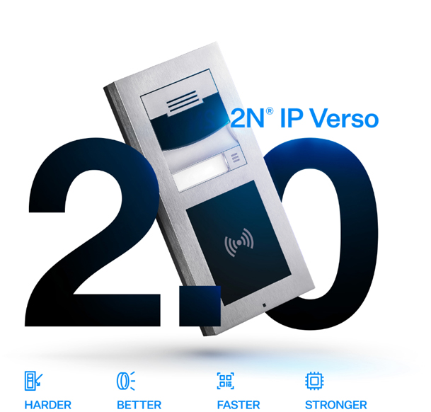 2N IP Verso 2.0 next generation modular door intercom
