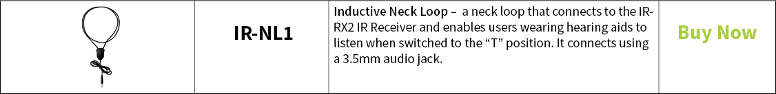 Contacta IR-NL1 Inductive Neck Loop