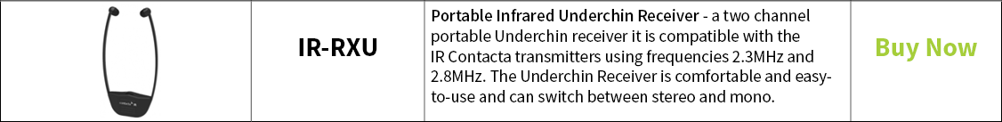 Contacta IR-RXU Portable Infrared Underchin Receiver