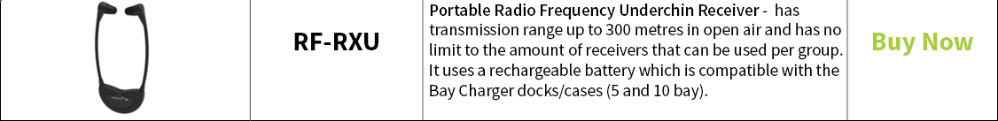 Contacta Portable Radio Frequency Underchin Receiver – RF-RXU