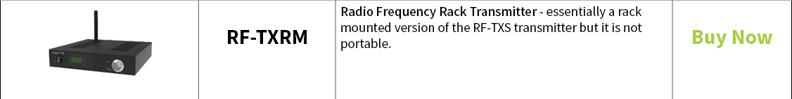 Contacta Radio Frequency Rack Transmitter RF-TXRM