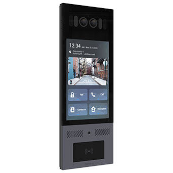 IP Touchscreen Smart Door Intercom Unit with Face Recognition