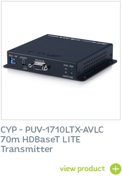 CYP PUV-1710LTX-AVLC HDBaseT LITE Transmitter