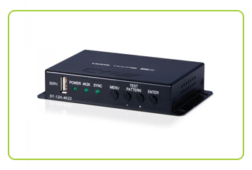 CYP - SY-12H-4K22 HDMI 4K Scaler with dual outputs & HDCP Convertor at CIE