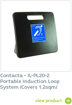 Contacta portable induction loop system available at CIE Group