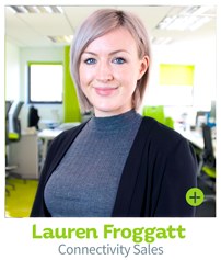 Lauren Froggatt, CIE Connectivity Sales