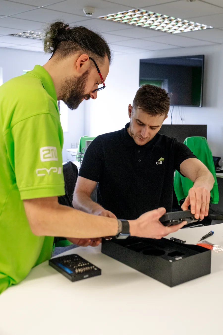 CIE product support demonstration