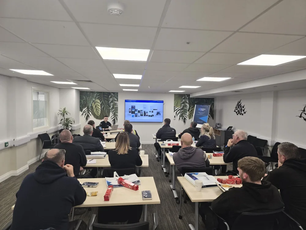 CIE training session in a conference room