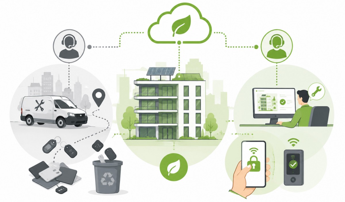 Eco-friendly smart building maintenance solution