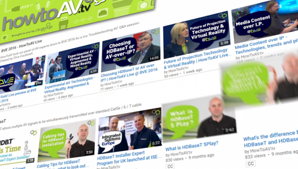 HowToAV.tv - free online training for the professional AV industry and AV users