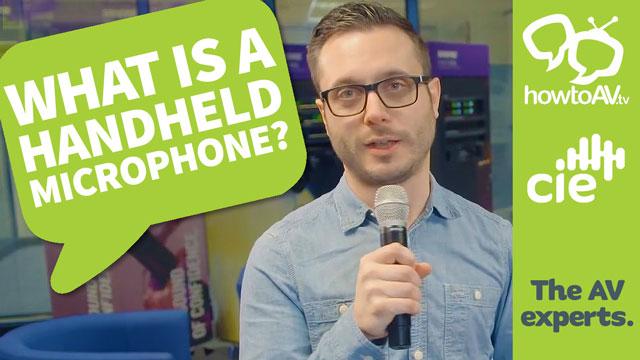 What is a handheld microphone?